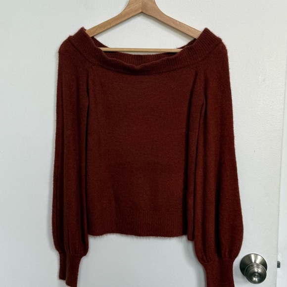 Olivaceous Sweaters - olivaceous off the shoulder sweater NWT m.fredric